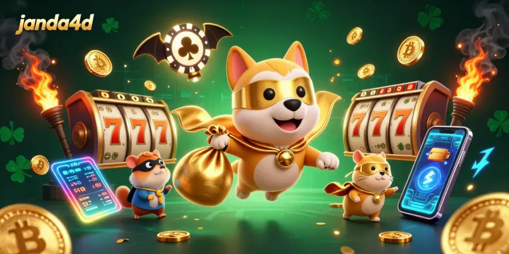 Rasakan kegembiraan bermain slot dengan janda4d di gambar ilustrasi 3D yang menakjubkan.
