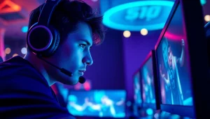 Menangkan pertandingan bensu4d game dengan gamer berfokus dan kompetitif di arena esports.
