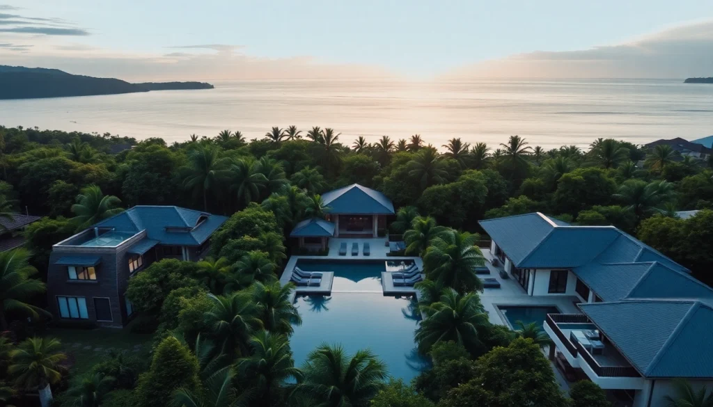 Property management Phuket services enhancing luxury villas and beautiful landscapes in Phuket.