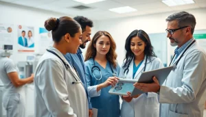 Enhance healthcare collaboration at https://www.medexdtc.com with this professional team image.