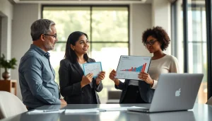 신용카드 현금화에 대한 분석을 제공하는 재정 고문과 주의를 기울이는 고객