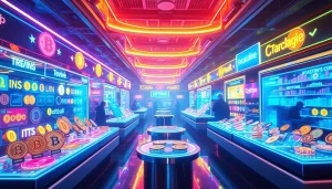 Explore Trending Coins listing on a vibrant digital marketplace featuring innovative tokens.