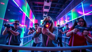 Beleef de actie van lasergames bij https://eventmaker-lasergame.nl met spannende spelers in een levendige arena.