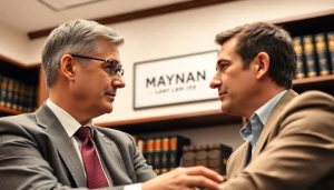 Consultation with a Maryland personal injury lawyer at https://www.marylandpersonalinjurylawyer.com highlighting professionalism and support.