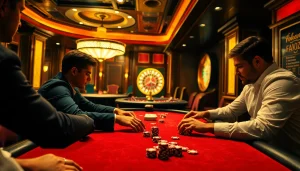 Experience the thrill of the KJC AC 2 casino with vibrant games and engaging players enjoying their favorite bets.