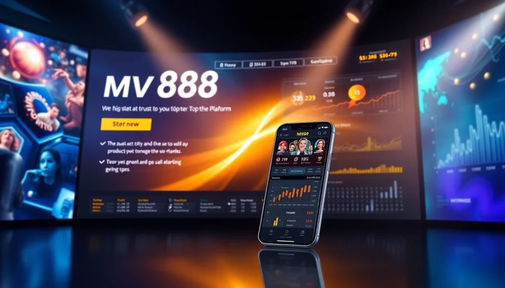 MV88 online gambling interface showcasing secure transactions and promotions