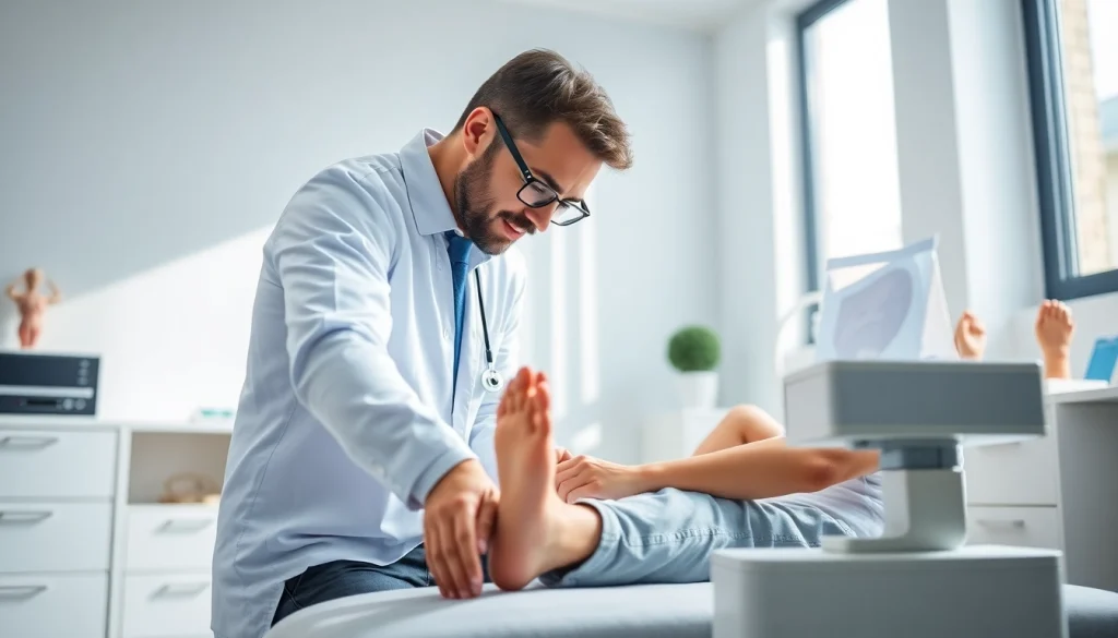 Examine patients' feet for alignment issues at https://www.drzavosh.com with expert care.