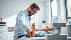 Examine patients' feet for alignment issues at https://www.drzavosh.com with expert care.