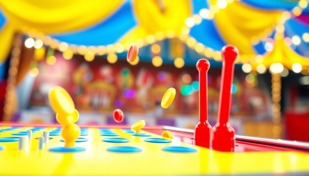 Engaging plinko game reviews featuring a colorful gameboard and falling tokens.