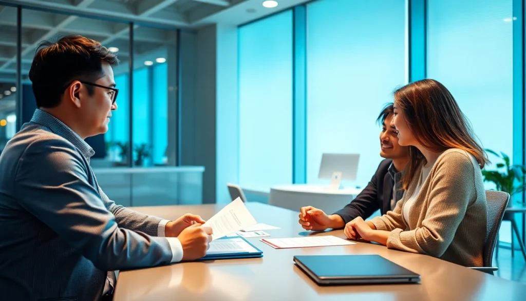 신용카드 현금화 정보를 상담하는 전문가와 고객의 대화 장면