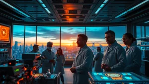 Engaging scientific collaboration scene at www.trilgameshproject.com emphasizing research on immortality.