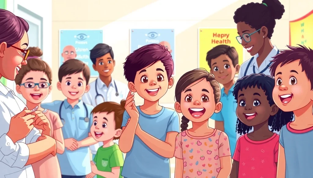 Our Children's Vision enhances children's eye care access in a welcoming clinic environment.