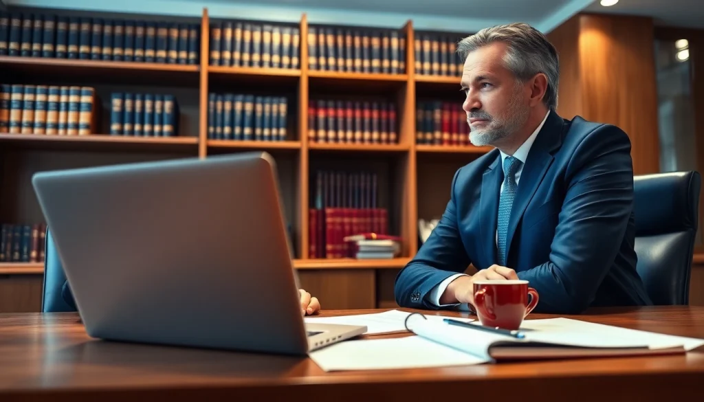 Consulting attorney and client at https://www.lalitlaw.com in a professional law office.