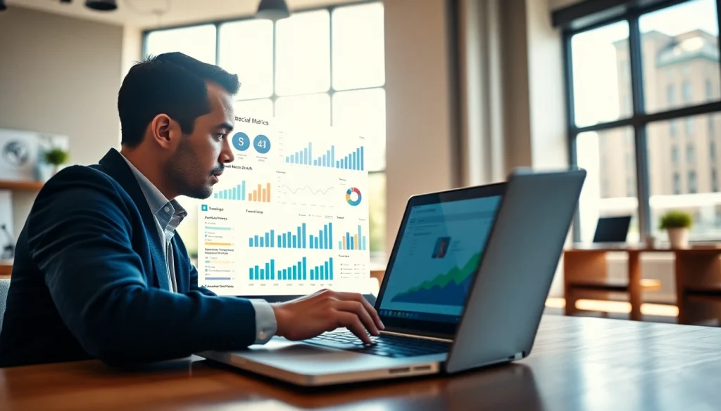 Boost engagement with a facebook smm panel in a professional office setting focused on social media metrics.