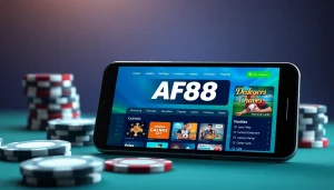 Experience seamless gambling with AF88's user-friendly online platform interface.