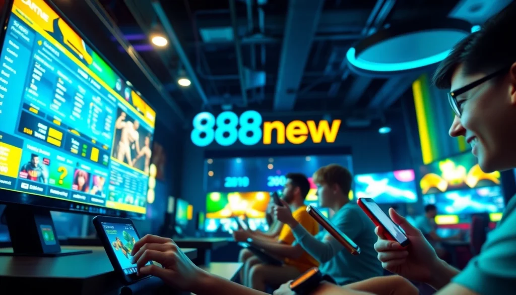 Experience the thrill of online gaming with 888new’s vibrant platform showcasing exciting promotions and user engagement.