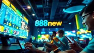 Experience the thrill of online gaming with 888new’s vibrant platform showcasing exciting promotions and user engagement.