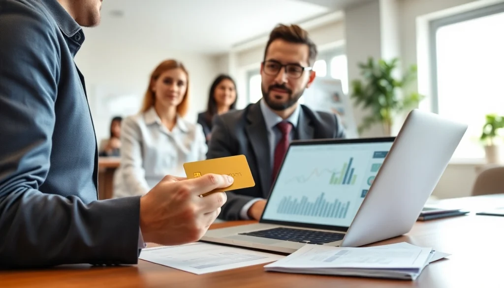 카드 현금화 방법을 설명하는 재무 상담사의 모습