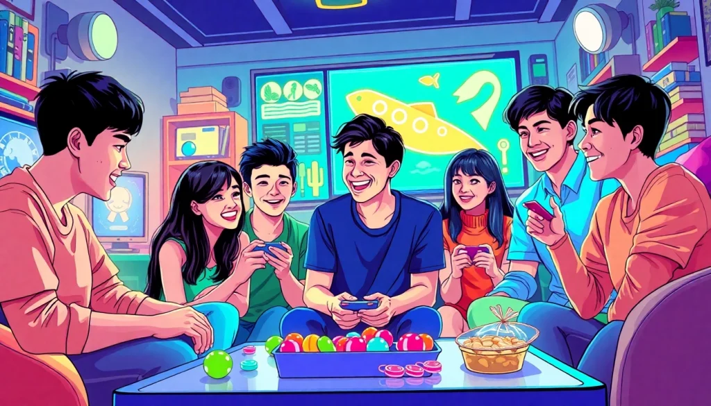 Mainkan koi800 game yang seru dengan teman dalam suasana bercahaya dan ceria.