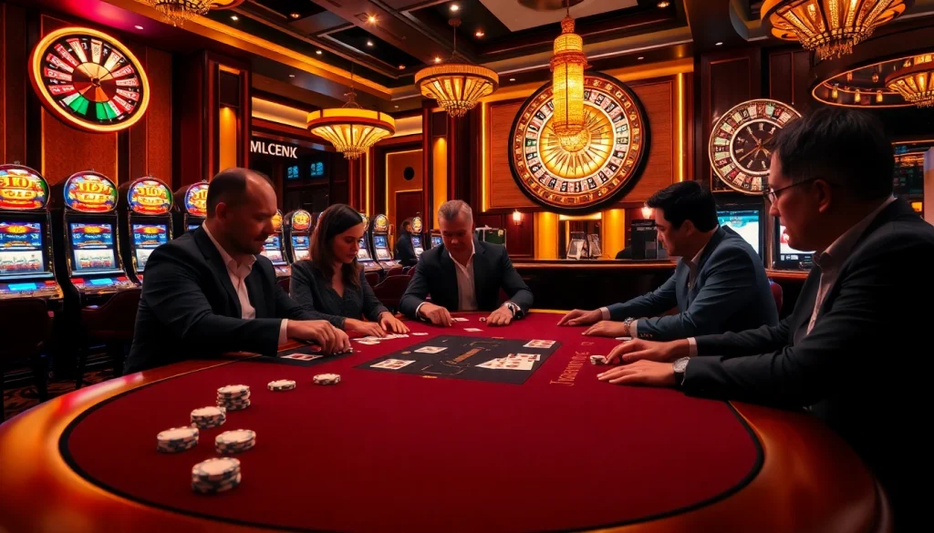 Experience thrilling casino excitement with a poker game, representing Nếu như vậy bám vào đây.