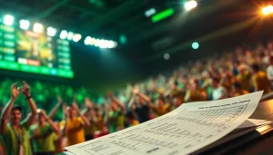 Anthonyhuant.fr présente une scène de paris sportifs dynamique, mettant en avant des émotions et des enjeux captivants.