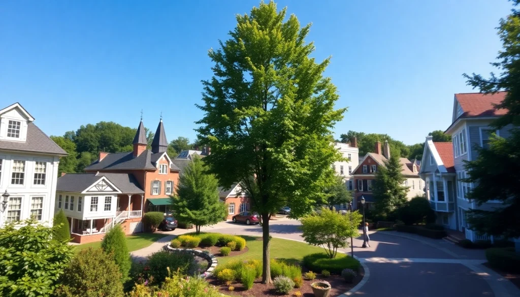 View of Nottingham, Maryland, highlighting its local charm and vibrant community life.
