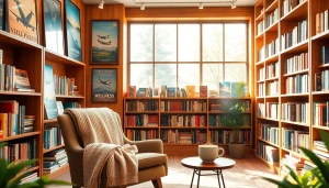 Browse captivating stories at https://csduncanbooks.com in a cozy bookshop environment with warm lighting.