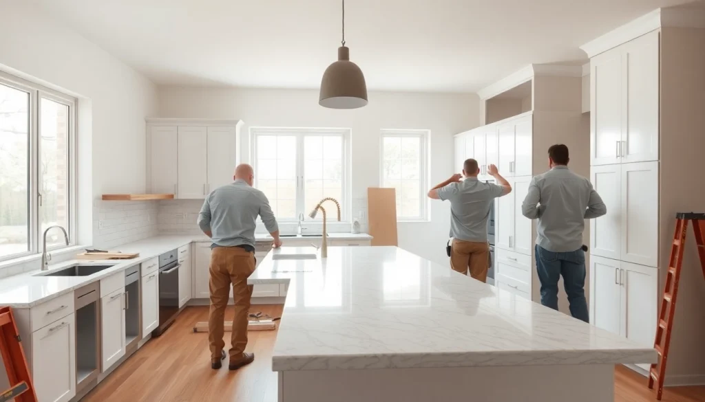 Transforming the home renovation space with modern kitchen updates and expert contractors.