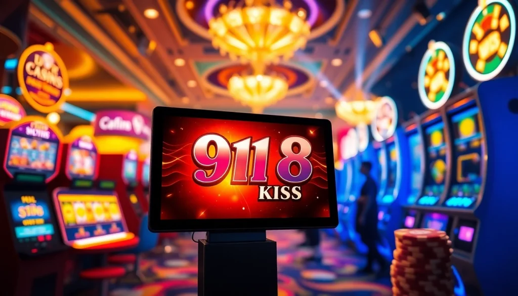 หมุนวงล้อเพื่อรับรางวัลบน 918kiss slot ที่มีความสนุกสนานและสีสันสดใส