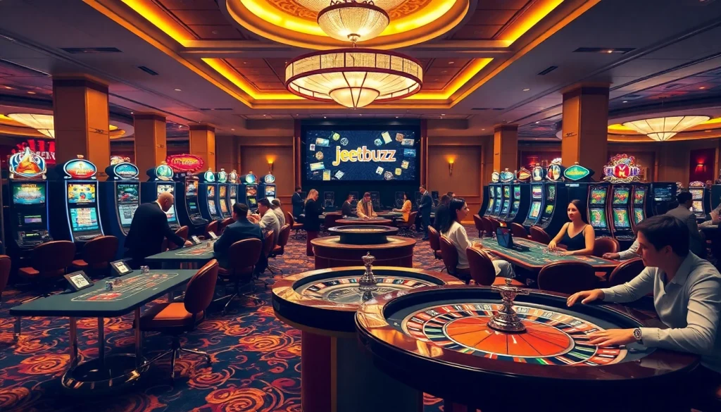 Experience the thrill of jeetbuzz ক্যাসিনো with vibrant slot machines and engaging table games.