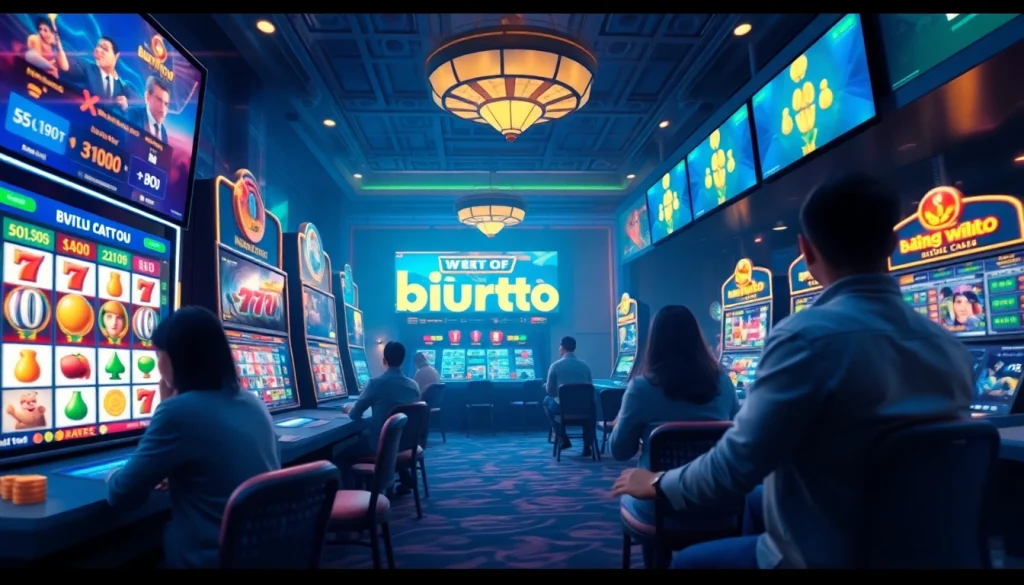 Rasakan kegembiraan Birutoto dalam dunia permainan online yang hidup dengan permainan slot yang dinamis dan suasana yang mendebarkan.