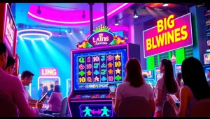 Permainan petanitoto menampilkan slot yang menarik dengan pemain bersemangat.