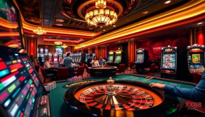Engage with the thrill of gaming at https://xx88.promo/ featuring luxurious casino tables and vibrant players.