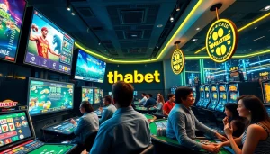 thabet engaging online casino experience with diverse players enjoying games