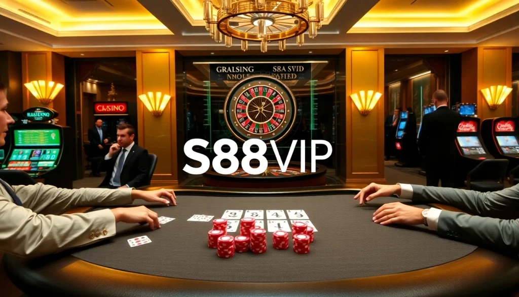 Experience the thrill of winning at S88VIP's luxurious online casino with high-stakes games.
