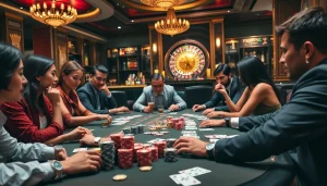 Join the excitement at https://xx88.pizza/ with a vibrant poker game scene filled with colorful chips.