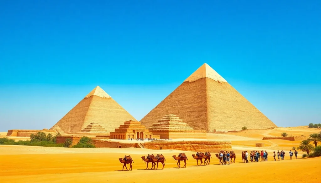Visit https://emegypt.net to discover the iconic Great Pyramids of Giza, symbolizing Egypt's cultural heritage.