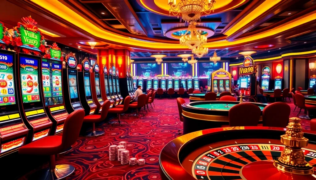 Immerse yourself in the thrilling world of Vua99 with luxurious casino visuals that elevate your gambling experience.