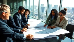 Transforming urban landscapes with https://2020group.co.za's expert town planners collaborating on blueprints.