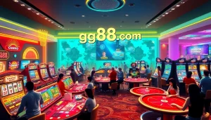 Experience the vibrant online gaming atmosphere at gg88.com with diverse players and exciting games.
