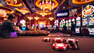 Gamble at the exciting RR88 online casino, with vibrant tables and engaging players.