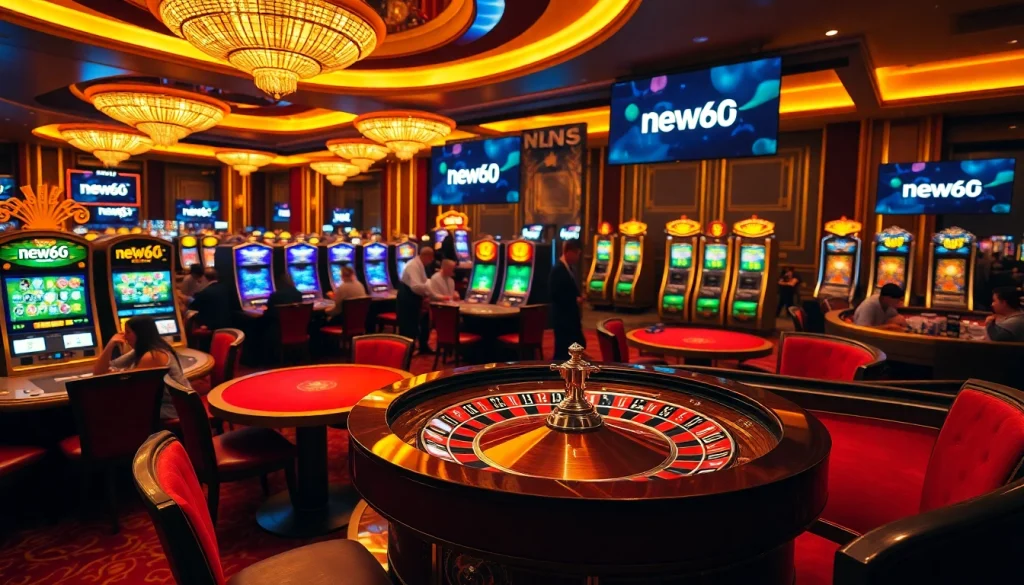 Experience excitement at new66 casino with a vibrant roulette game in action.