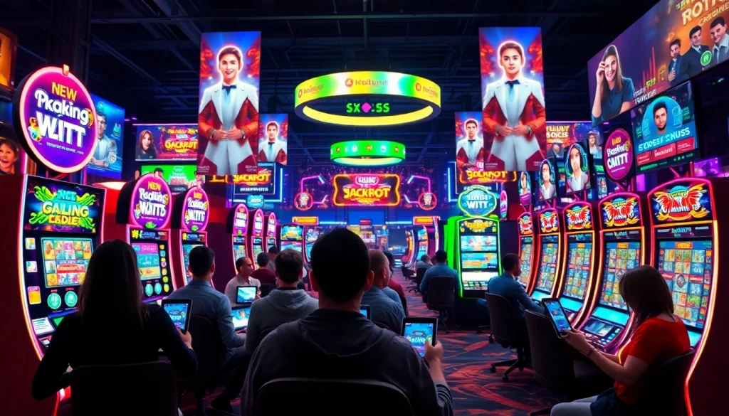 Merayakan keseruan permainan slot dengan petanitoto, menunjukkan suasana penuh energi dan interaksi digital.