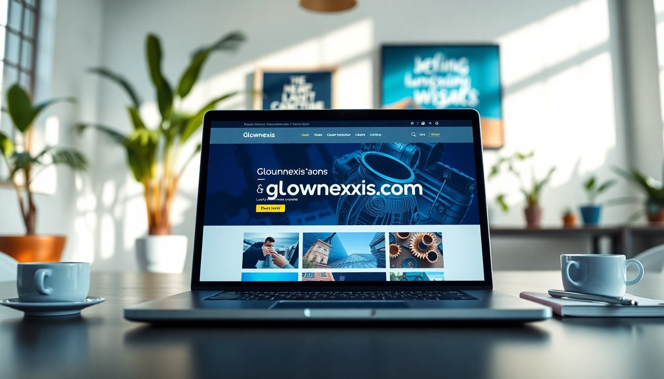 최고의 웹사이트 디자인 사례 및 최신 트렌드: glownexis.com 분석