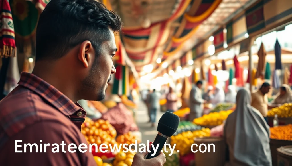 تغطية حية من Emiratenewsday.com تتحدث عن أنشطة السوق الإماراتي.