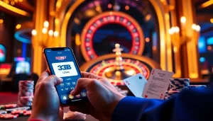 Engage in 333bet Login with excitement while navigating a visually rich online casino interface.