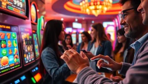 Mainkan slot depo 5k di lingkungan permainan yang meriah dengan pemain bersemangat.