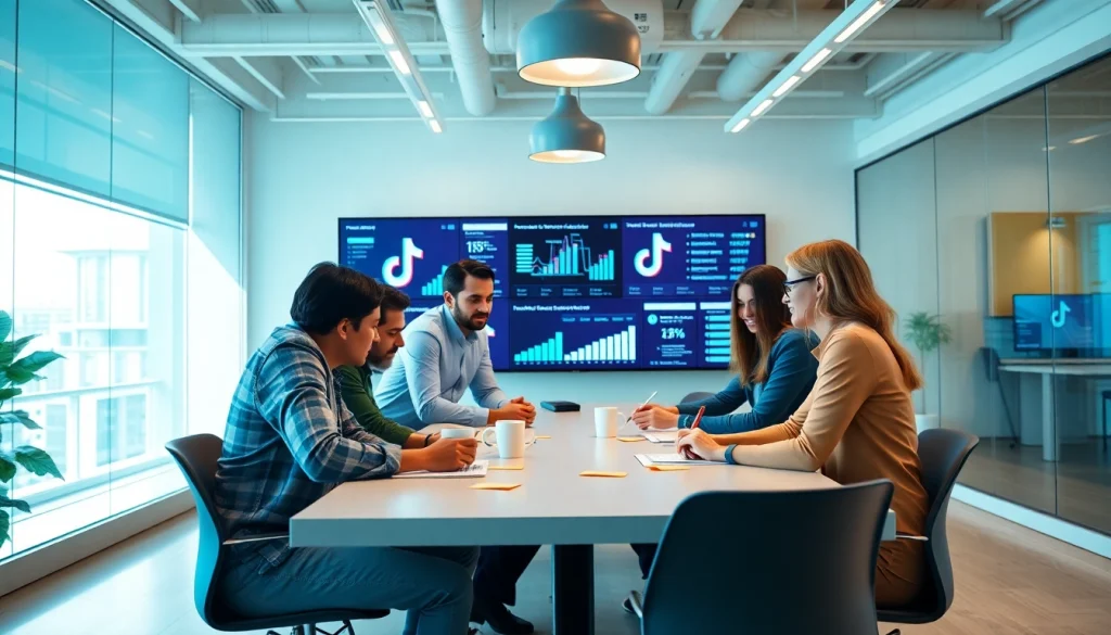 Boost your TikTok presence with insights from a digital marketing team strategizing tiktok smm panel.