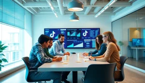 Boost your TikTok presence with insights from a digital marketing team strategizing tiktok smm panel.