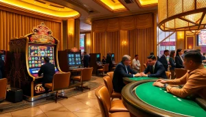 Experience thrilling slot action at raja barong-themed casino machines.